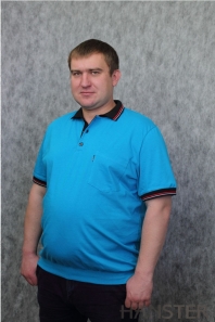 бирюза HANSTER Футболка Ф "поло"-1П (бирюза)
