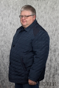 синий