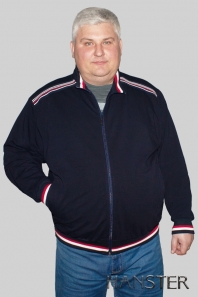 т.синий вар.1 HANSTER Толстовка ТЛ-11 футер 2х нитка (т.синий вар.1)