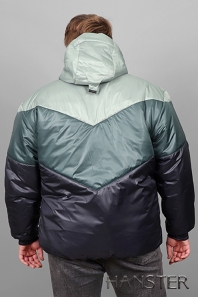 HANSTER Куртка "Калгари" КСТ-23 (т.зеленый / серо-зеленый)