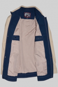 HANSTER Куртка-ветровка КВ-38 "Кипр" (бежевый/синий)