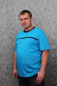 Бирюзовый HANSTER Футболка с карманом ФК-08 (Бирюзовый)