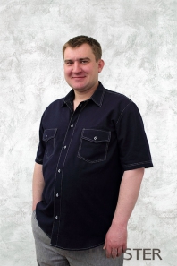 т.синий HANSTER Сорочка однотонная СХ-15К (т.синий)