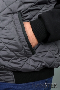 HANSTER Куртка "Бест" КСТ-32/1 (серый/ черный)