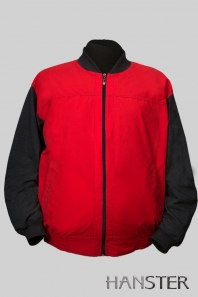 HANSTER Куртка-ветровка без подкладки "Шеф"  КВП-1  (красный/синий)