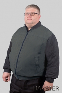 HANSTER Куртка-ветровка без подкладки "Шеф"  КВП-1  (серый/антрацит)