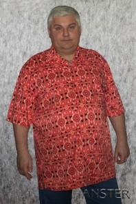 Этно красная HANSTER Сорочка СГ-2 (19) (Этно красная)