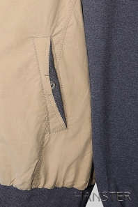 HANSTER Куртка-ветровка без подкладки  КВП-2 "Босс" (бежевый/джинс меланж)