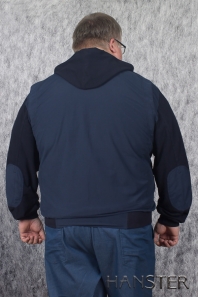 HANSTER Куртка-ветровка без подкладки  КВП-2 "Босс" (синий/синий)