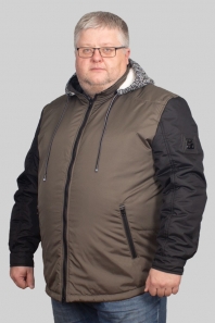 хаки/черный HANSTER Куртка "Фортуна" К-105/1 (хаки/черный)