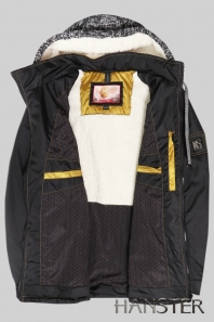 HANSTER Куртка "Фортуна" К-105/1 (горчичный/черный)