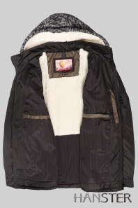 HANSTER Куртка "Фортуна" К-105/1 (хаки/черный)