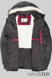 HANSTER Куртка "Фортуна" К-105/1 (бордо/черный)
