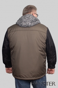 HANSTER Куртка "Фортуна" К-105/1 (хаки/черный)