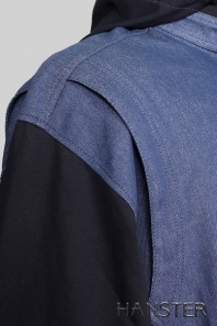 HANSTER Куртка-ветровка без подкладки КВП - 21 "Босс" (синий джинс)