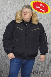 черный HANSTER ОЖИДАЕТСЯ!!!Куртка "Авиа" КА-28/3 (искусственный мех) (черный)