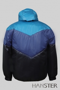 HANSTER Куртка "Калгари" КСТ-23 (т. синий / бирюзовый)