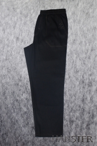 черный HANSTER Брюки на резине льняные БЛ-3 (черный)